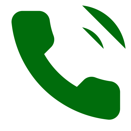 icone d appel et d appel telephonique vert
